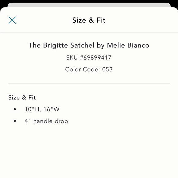 *****Anthropology favorite****Melee Bianco Bridgette satchel - Picture 6 of 6